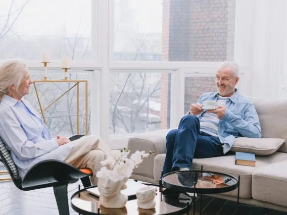 Aged couple
